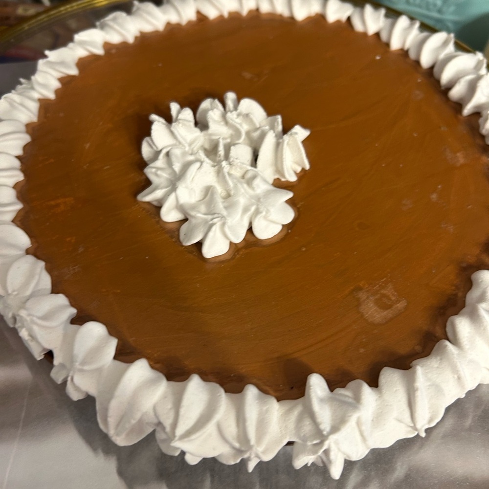 Faux pumpkin pie